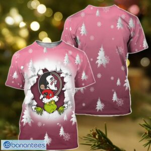 Florida State Seminoles Grinch 3D T-Shirt Hoodie Sweatshirt Gift For Christmas Product Photo 2