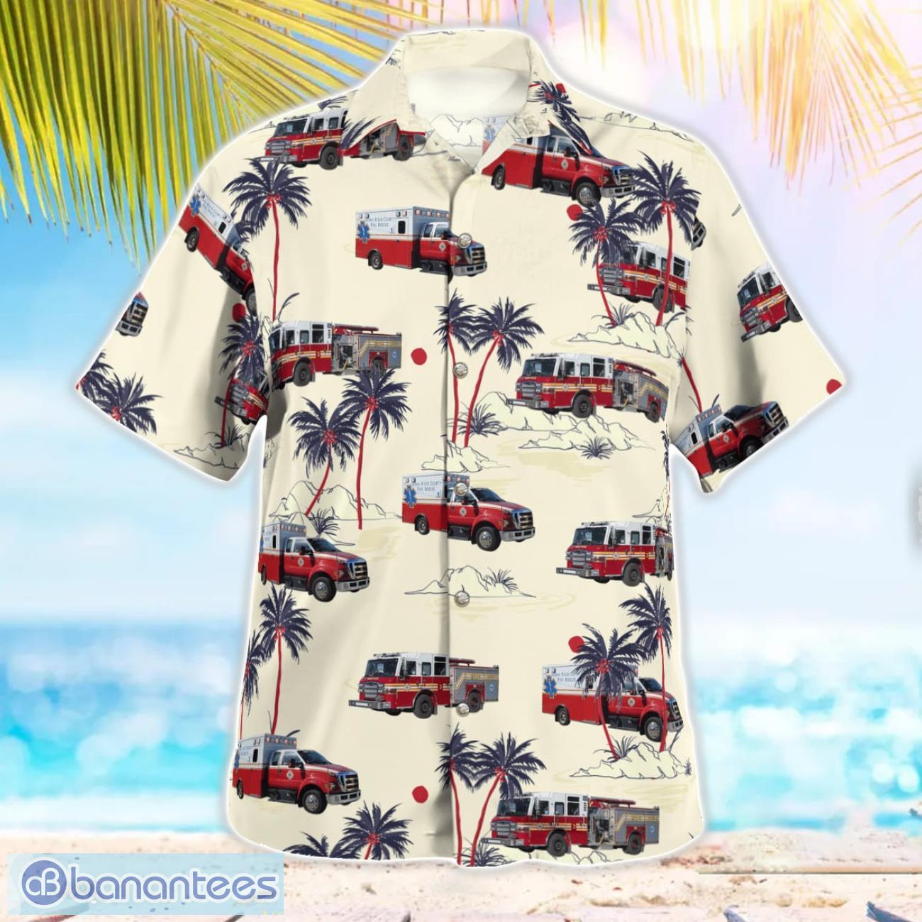 Indian River County Fire Rescue Hawaiian Shirt Beach Summer Shirt Indian River County Fire Rescue Hawaiian Shirt Beach Summer Shirt Product Photo 2