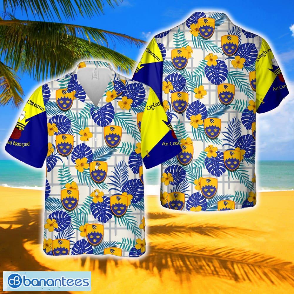 irish army 1st brigade 1 bde hawaiian shirt image Irish Army 1st Brigade (1 BDE) Hawaiian Shirt - Irish Army 1st Brigade (1 BDE) Hawaiian Shirt