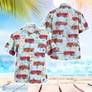 Florida, Escambia County Fire Rescue 3D Hawaiian Shirt Gift For Summer Product Photo 1