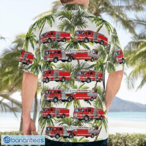 Oxnard, Ventura County, California, Oxnard Fire Department Hawaiian Shirt Button Summer Shirt Product Photo 2