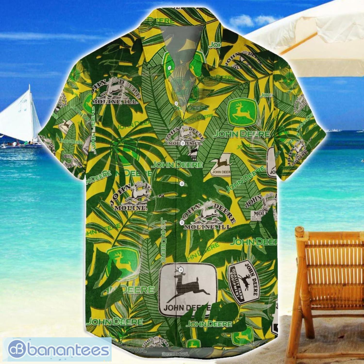 jd tractor retro logo hawaiian shirt summer gift for men and women image JD Tractor Retro Logo Hawaiian Shirt Summer Gift For Men And Women Product Photo 1
