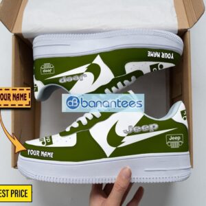 Jeep Air Force Shoes Custom Name Gift For Fans AF1 Sneakers Product Photo 1