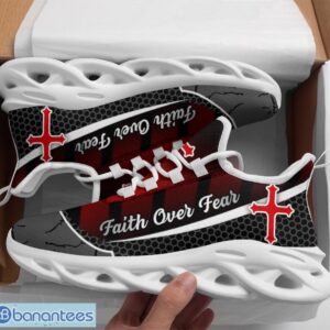 Jesus Faith Over Fear Clunky Max Soul Shoes Running Sneakers Product Photo 1
