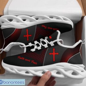 Jesus Faith Over Fear Clunky Max Soul Shoes Ultra Running Sneakers Product Photo 1