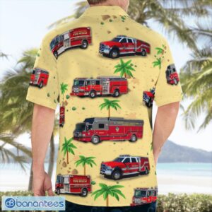 California Contra Costa County Fire Protection District Hawaiian Shirt Button Summer Shirt Product Photo 4
