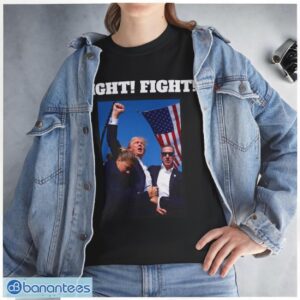 Trump Shooting Fight On 47th President Trump Shirt Product Photo 3