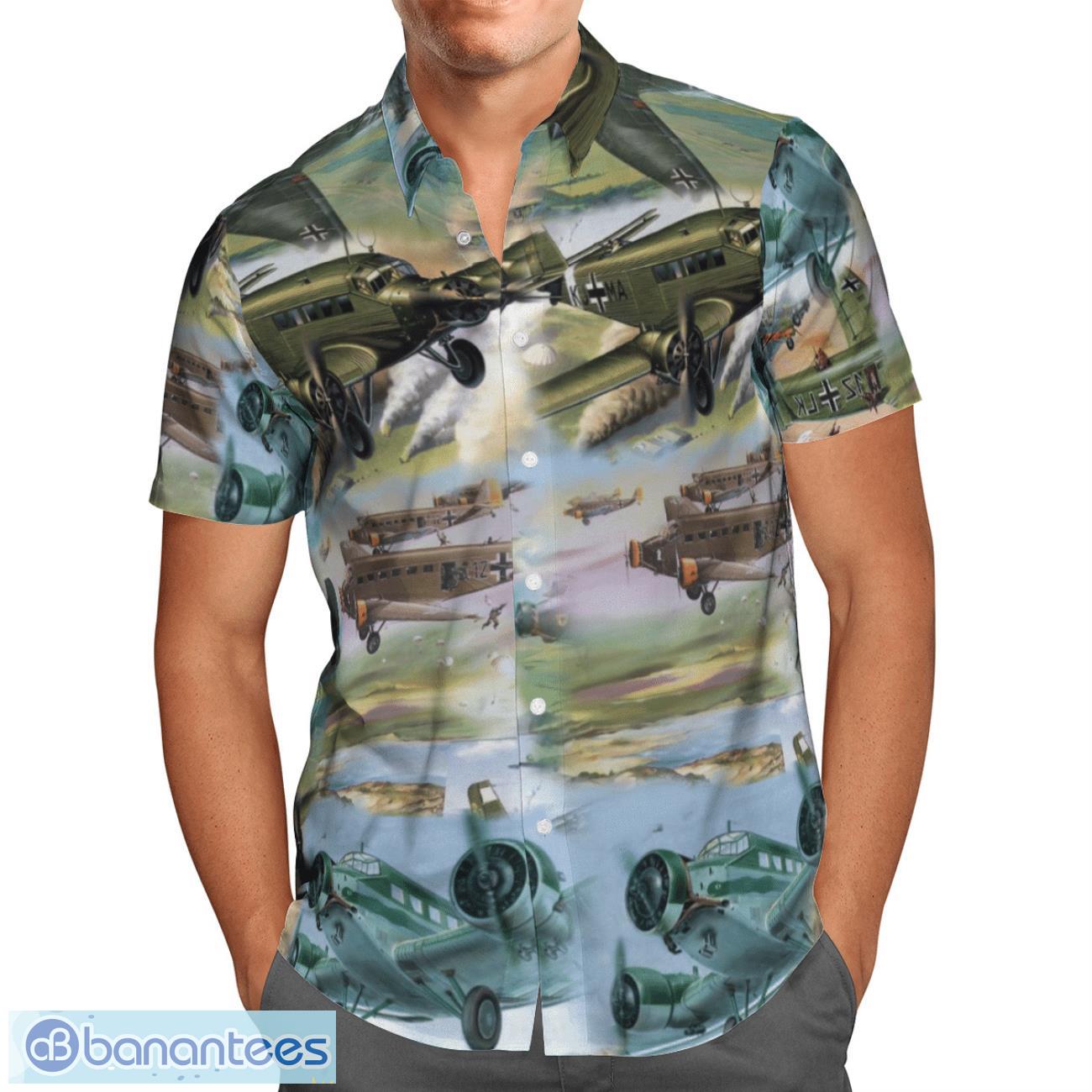 junkers hawaiian shirt beach summer gift image Junkers Hawaiian Shirt Beach Summer Gift Product Photo 1