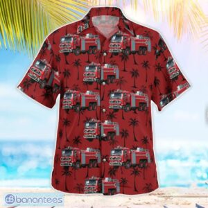 Sweden Gothenburg Airport Fire Truck Hawaiian Shirt Beach Summer Shirt Product Photo 2