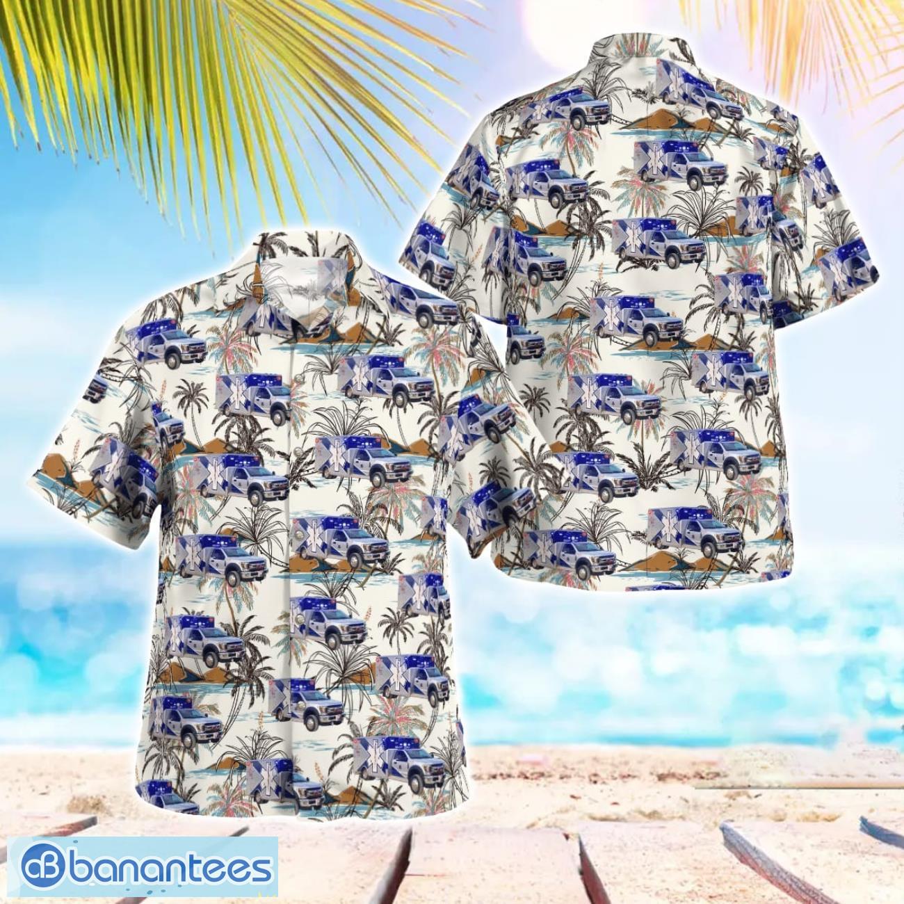 kansas riley county ems hawaiian shirt men women beach shirt image Kansas, Riley County EMS Hawaiian Shirt Men Women Beach Shirt Product Photo 1