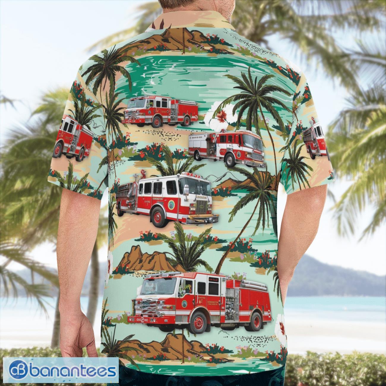 kensington fire rescue beach hawaiian shirt gift for summer holiday 1 image Kensington Fire-Rescue Beach Hawaiian Shirt Gift For Summer Holiday Product Photo 2