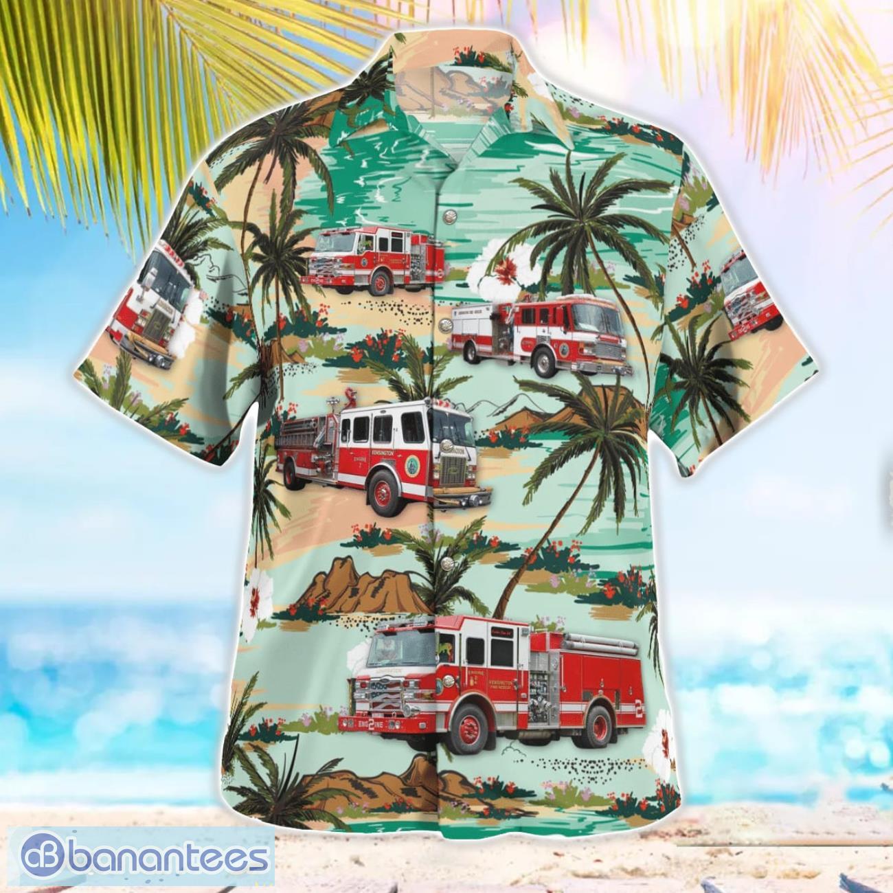 Kensington Fire-Rescue Beach Hawaiian Shirt Gift For Summer Holiday Kensington Fire-Rescue Beach Hawaiian Shirt Gift For Summer Holiday Product Photo 3