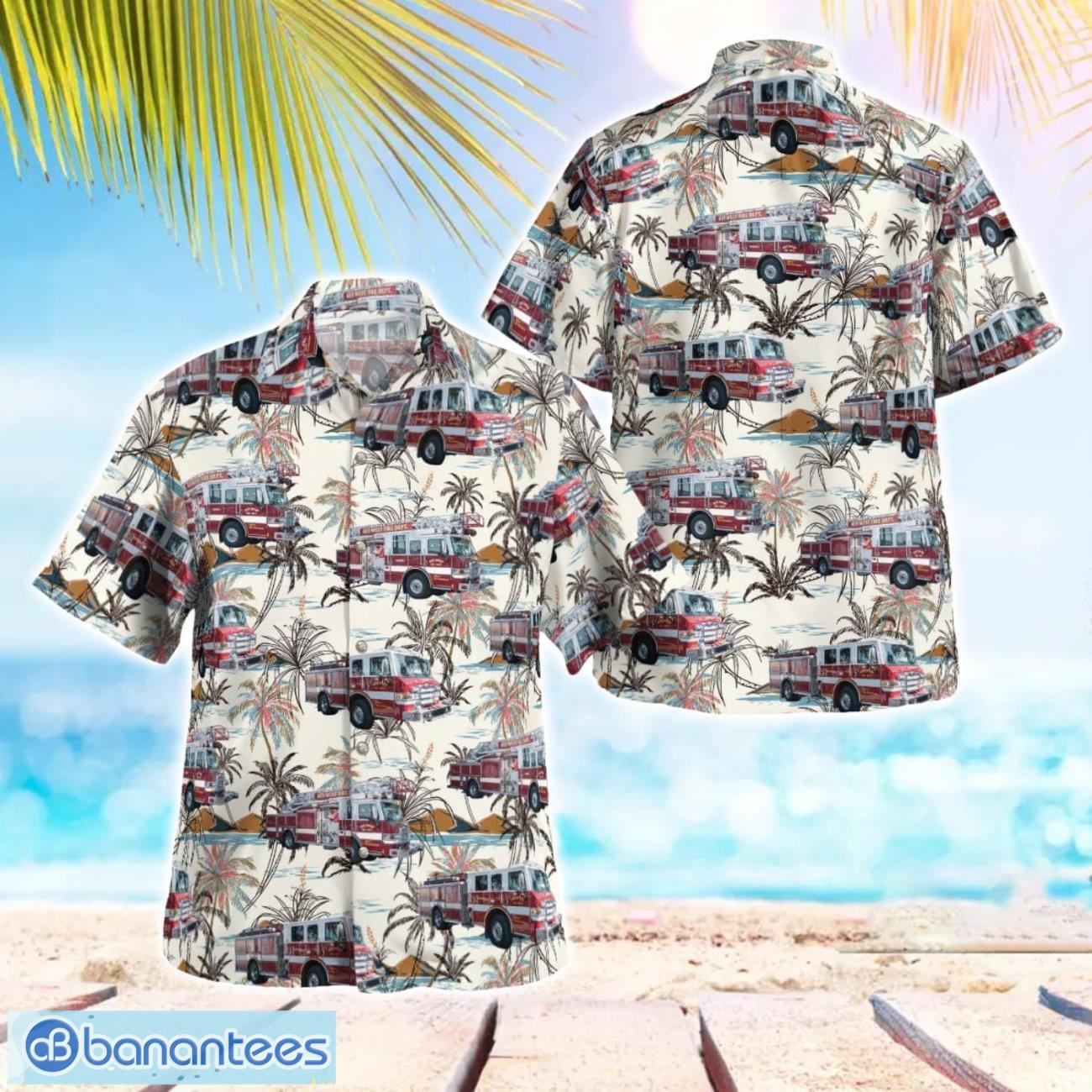 key west florida key west fire department summer hawaiian shirt for men women image Key West, Florida, Key West Fire Department Summer Hawaiian Shirt For Men Women Product Photo 1