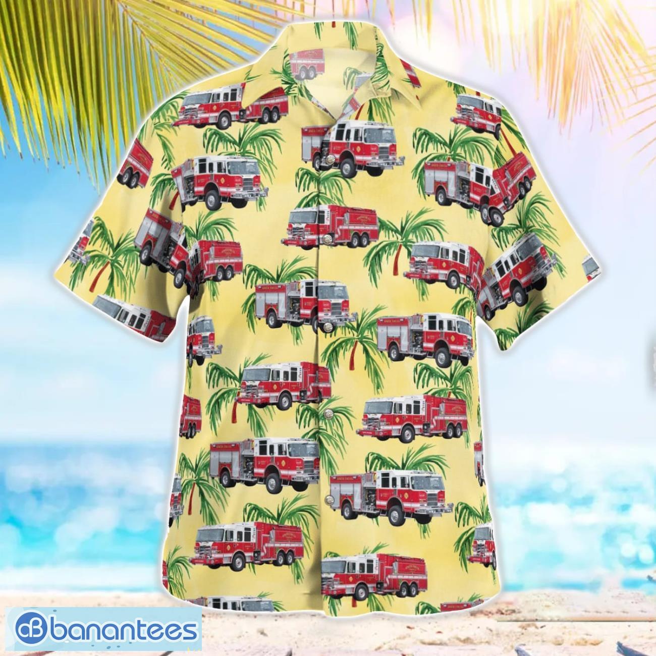 kinzers pennsylvania kinzer fire company hawaiian shirt men women beach shirt 2 image Kinzers, Pennsylvania, Kinzer Fire Company Hawaiian Shirt Men Women Beach Shirt Product Photo 3