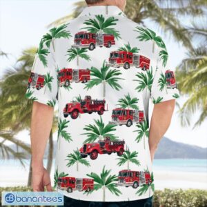 Warren County, New York, Warrensburg Fire Department Aloha Hawaiian Shirt Product Photo 2