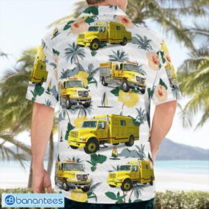 Pattersonville Fire Dept, New York 3D Hawaiian Shirt Product Photo 2