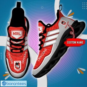 Custom Name For Fans NRL St. George Illawarra Dragons Personalized Max Soul Shoes Running Sneakers Product Photo 4