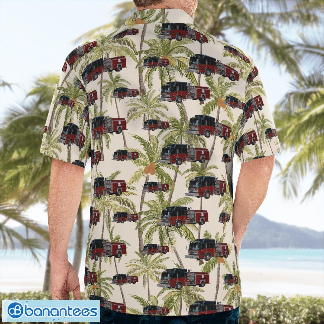 Lake Wales Fire Department Hawaiian Shirt Beach Summer Shirt Lake Wales Fire Department Hawaiian Shirt Beach Summer Shirt Product Photo 2