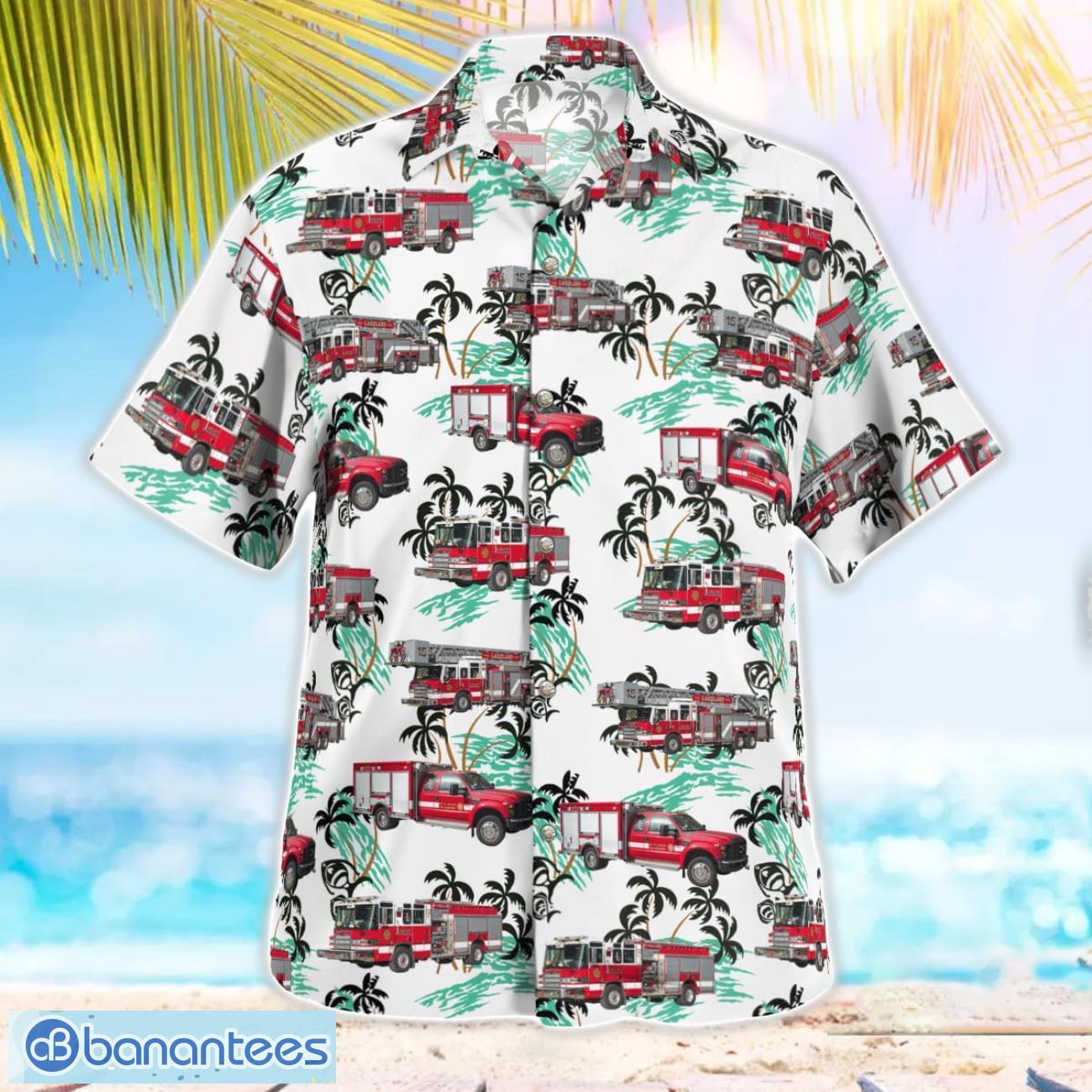 lakeland florida lakeland fire department hawaiian shirt men women beach shirt 2 image Lakeland, Florida, Lakeland Fire Department Hawaiian Shirt Men Women Beach Shirt Product Photo 3