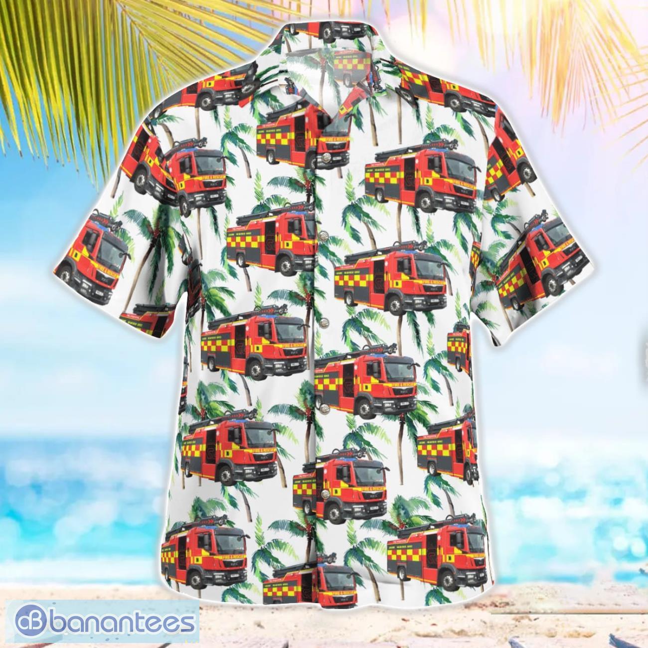 Lancashire Fire and Rescue Service MAN TGM Hawaiian Shirt Beach Summer Gift Lancashire Fire and Rescue Service MAN TGM Hawaiian Shirt Beach Summer Gift Product Photo 3