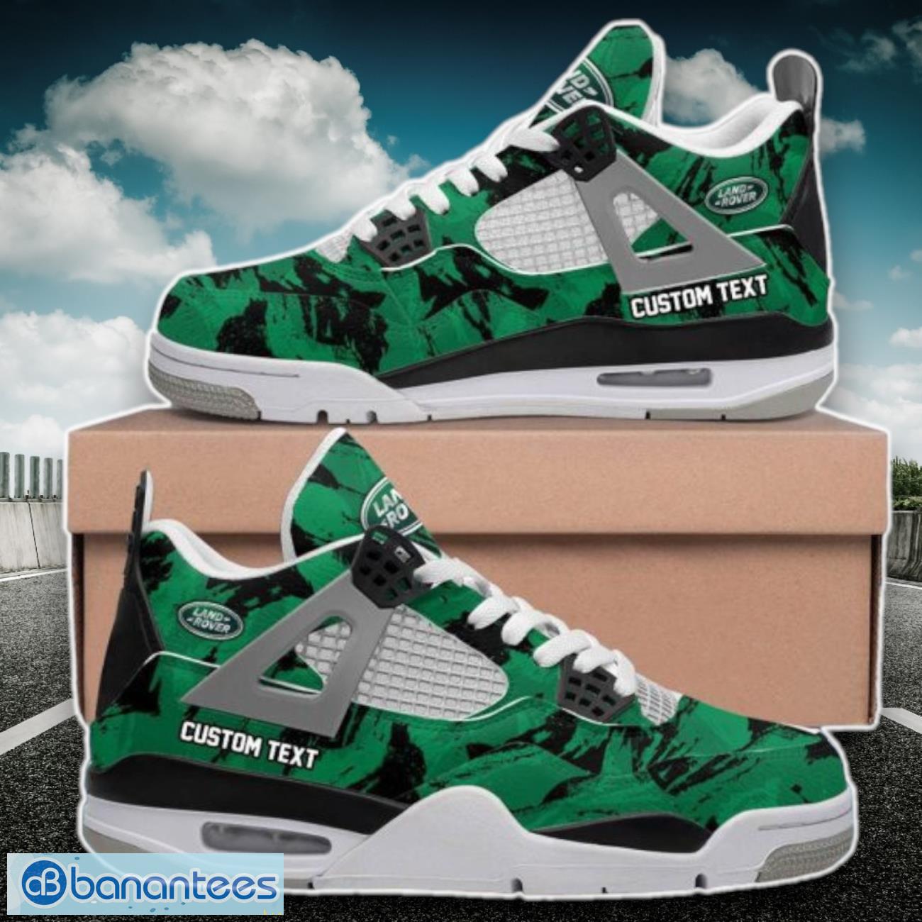 land rover mixing colors custom name air jordan 4 dynamic design for men women image Land Rover Mixing Colors Custom Name Air Jordan 4 Dynamic Design For Men Women Product Photo 1