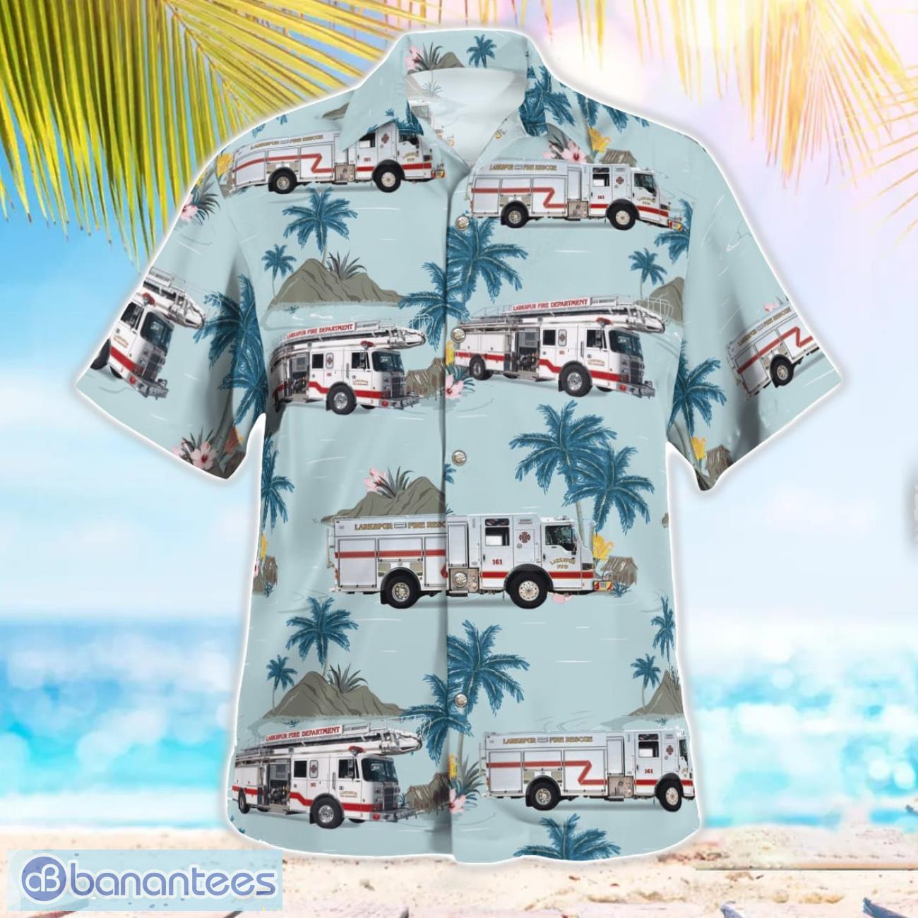 Larkspur Fire Protection District 3D Hawaiian Shirt Larkspur Fire Protection District 3D Hawaiian Shirt Product Photo 3