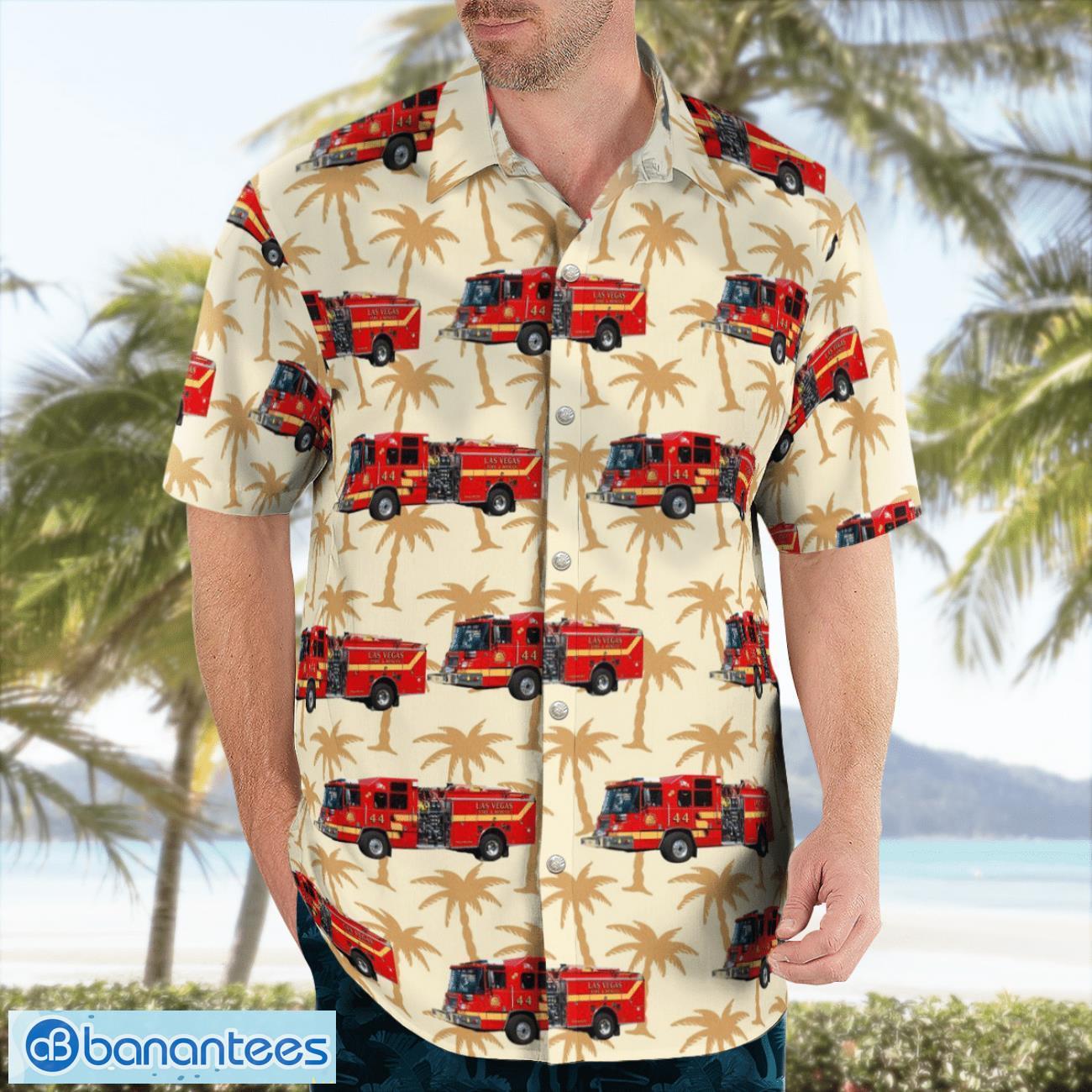 las vegas fire amp rescue fire engine hawaiian shirt beach summer shirt 2 image Las Vegas Fire & Rescue Fire Engine Hawaiian Shirt Beach Summer Shirt Product Photo 3