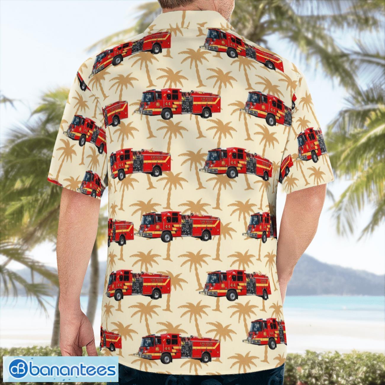 Las Vegas Fire & Rescue Fire Engine Hawaiian Shirt Beach Summer Shirt Las Vegas Fire & Rescue Fire Engine Hawaiian Shirt Beach Summer Shirt Product Photo 4