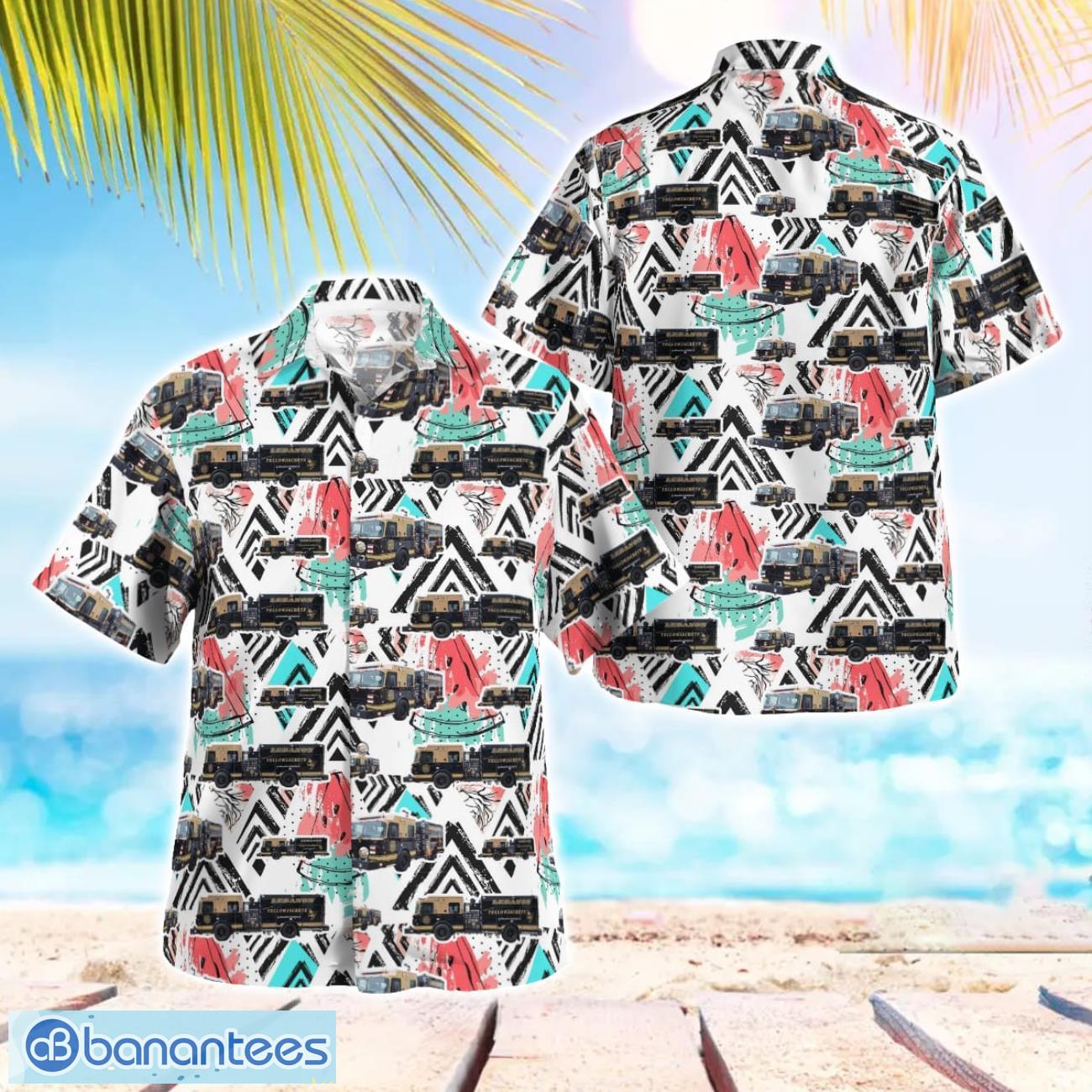 lebanon city fire department missouri hawaiian shirt beach summer shirt image Lebanon City Fire Department, Missouri Hawaiian Shirt Beach Summer Shirt Product Photo 1