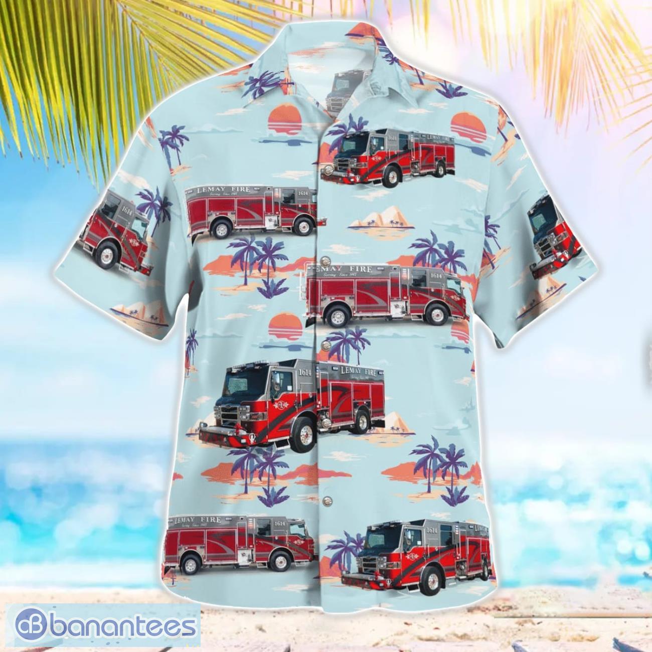 lemay fire protection district 3d hawaiian shirt 1 image Lemay Fire Protection District 3D Hawaiian Shirt Product Photo 2