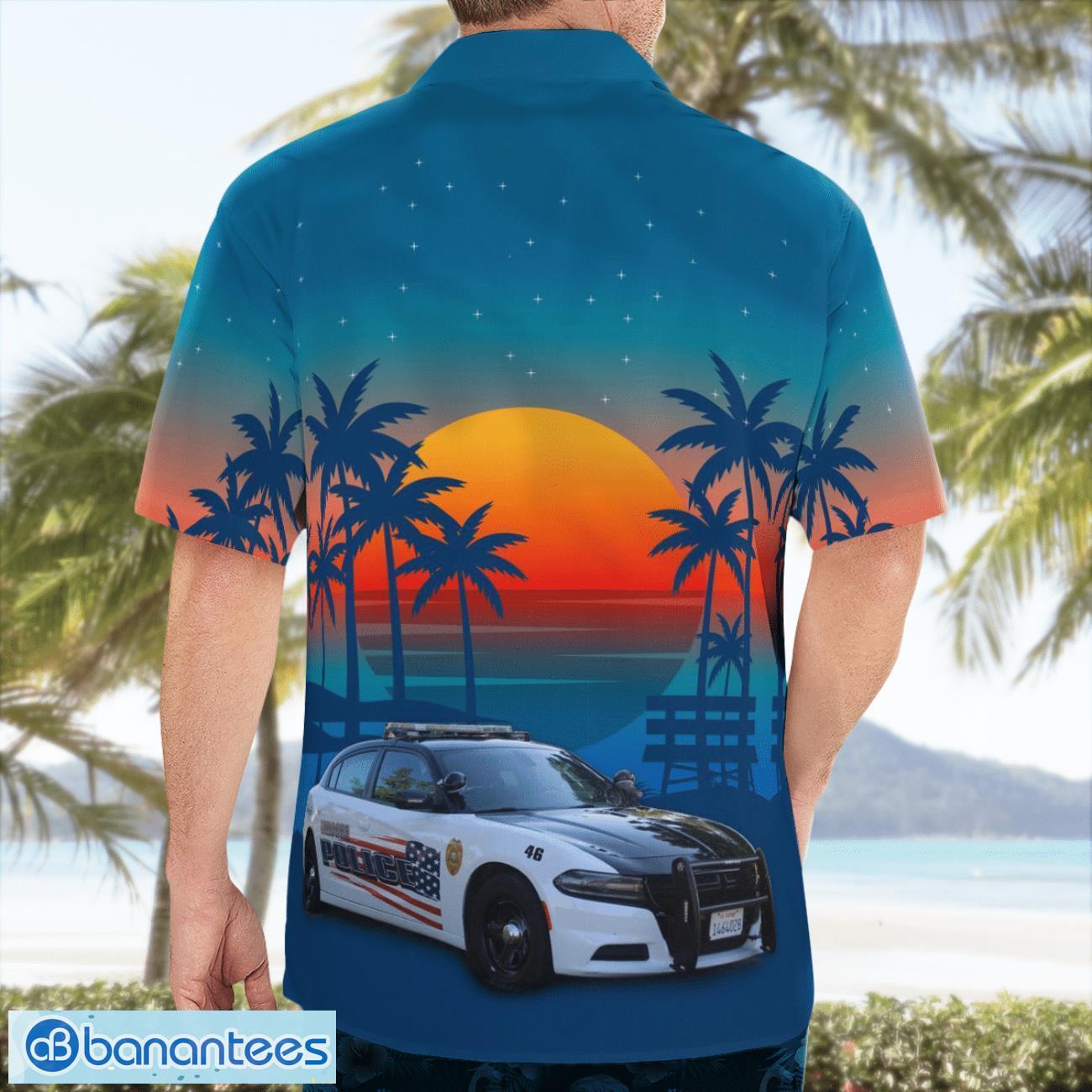 Lemoore Police Department, California Hawaiian Shirt Button Summer Shirt Lemoore Police Department, California Hawaiian Shirt Button Summer Shirt Product Photo 2