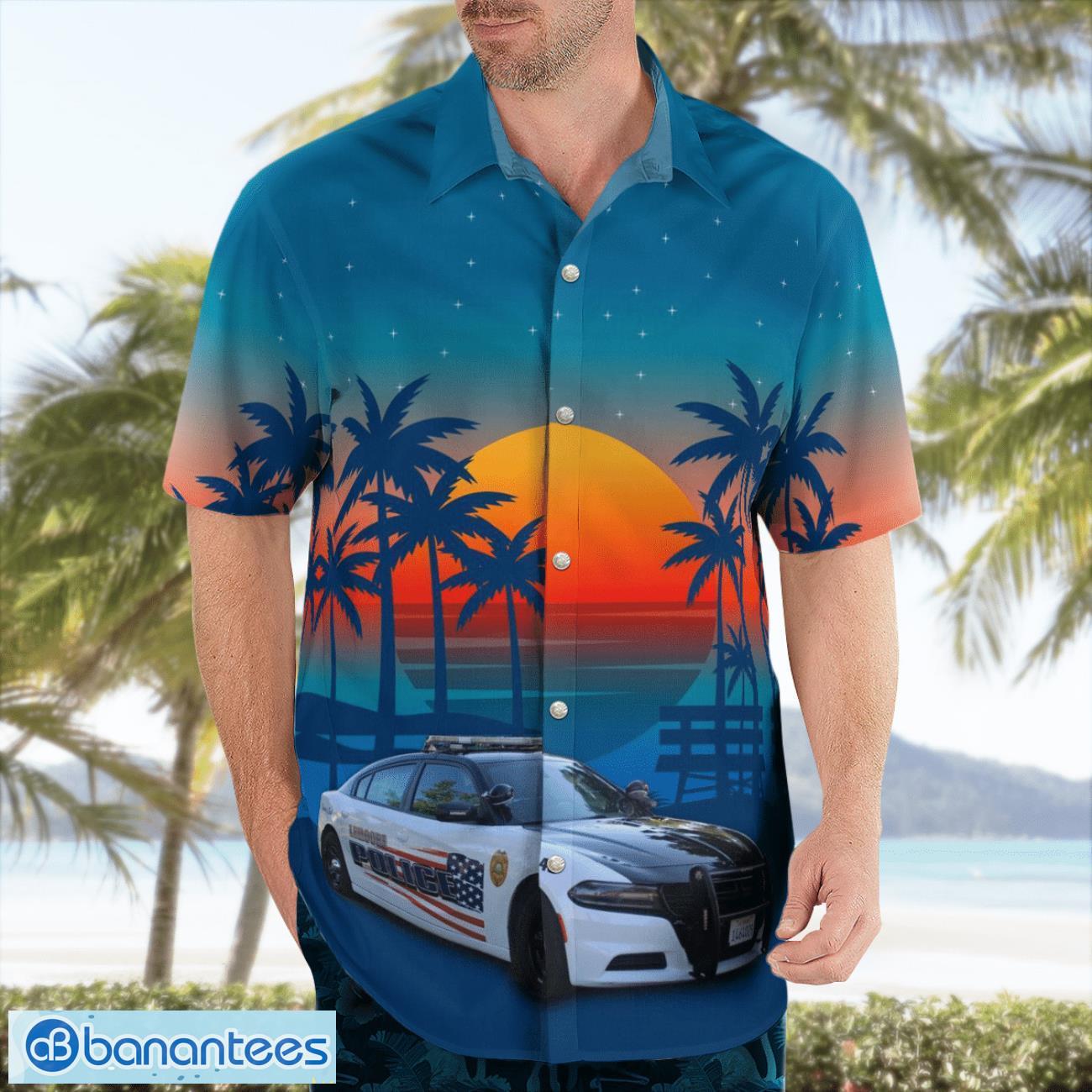 Lemoore Police Department, California Hawaiian Shirt Button Summer Shirt Lemoore Police Department, California Hawaiian Shirt Button Summer Shirt Product Photo 4
