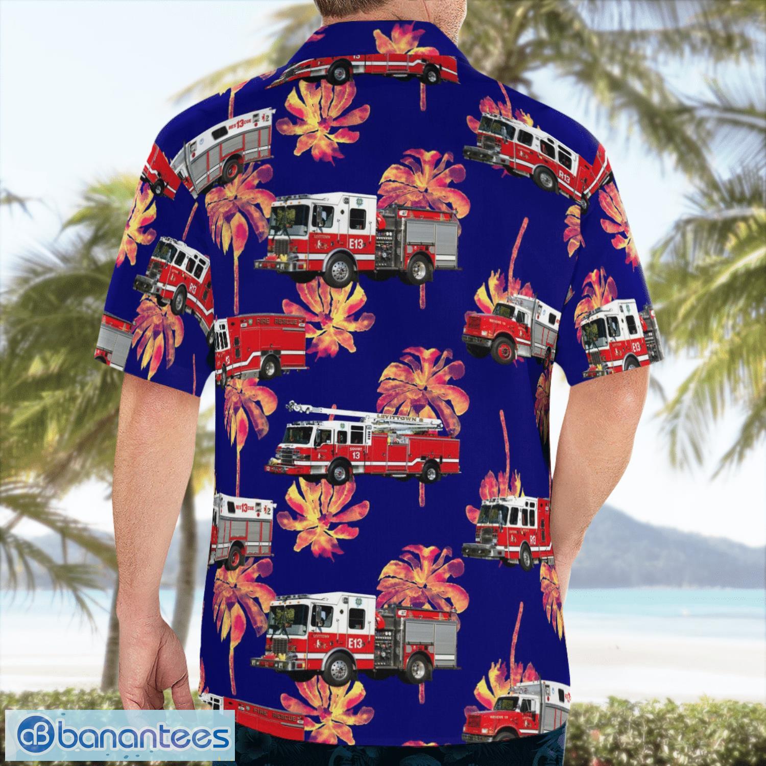 levittown bucks county pennsylvania levittown fire company 2 3d hawaiian shirt gift for summer 1 image Levittown, Bucks County, Pennsylvania, Levittown Fire Company #2 3D Hawaiian Shirt Gift For Summer Product Photo 2