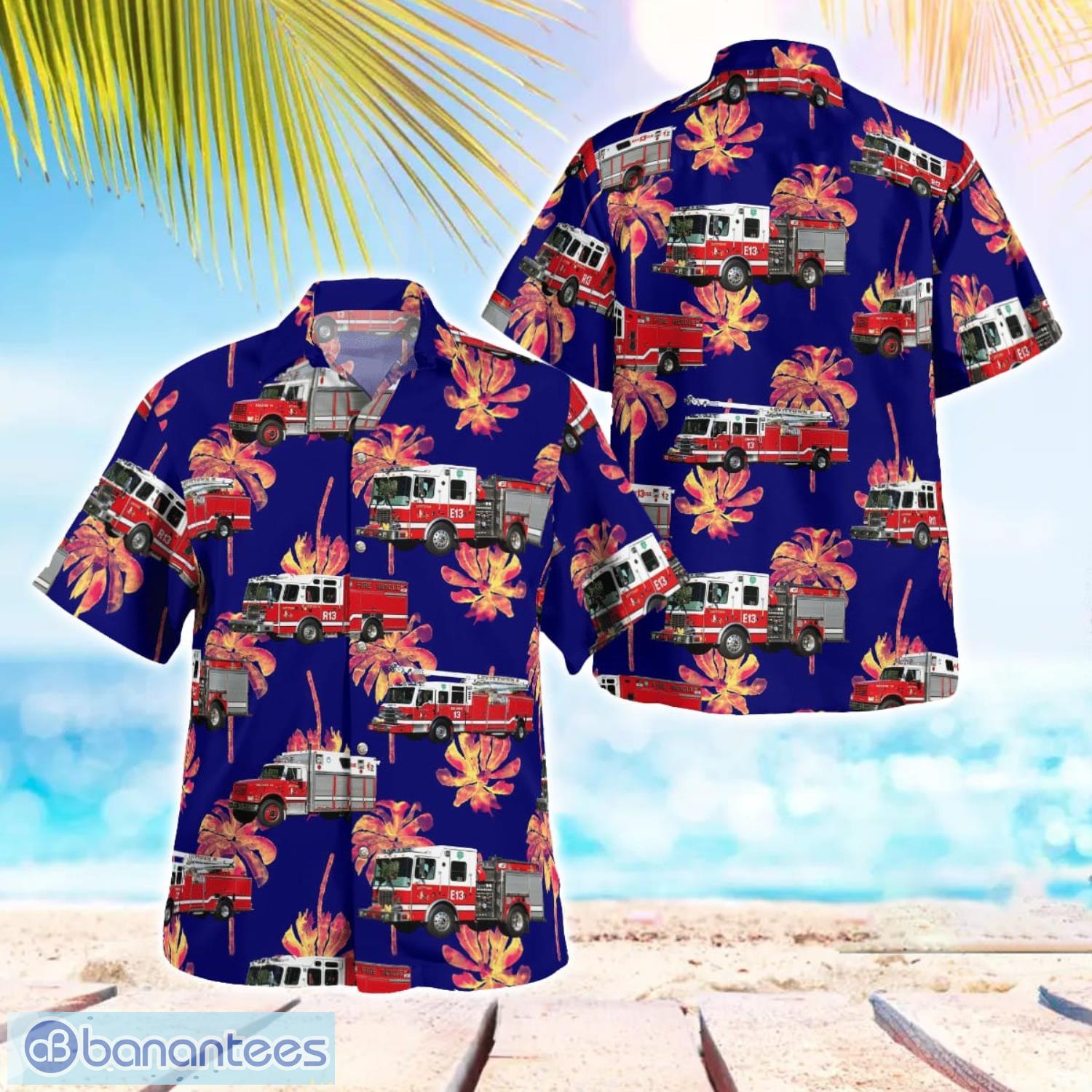 levittown bucks county pennsylvania levittown fire company 2 3d hawaiian shirt gift for summer image Levittown, Bucks County, Pennsylvania, Levittown Fire Company #2 3D Hawaiian Shirt Gift For Summer Product Photo 1