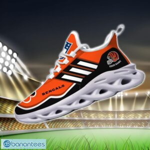 Custom Name NFL Cincinnati Bengals Sneakers Sport Team Max Soul Shoes For Men Women Product Photo 3
