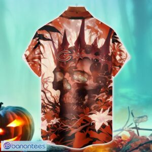 Chicago Bears NFL Skull Halloween Hawaiian Shirt Special Gift For Fans Product Photo 2