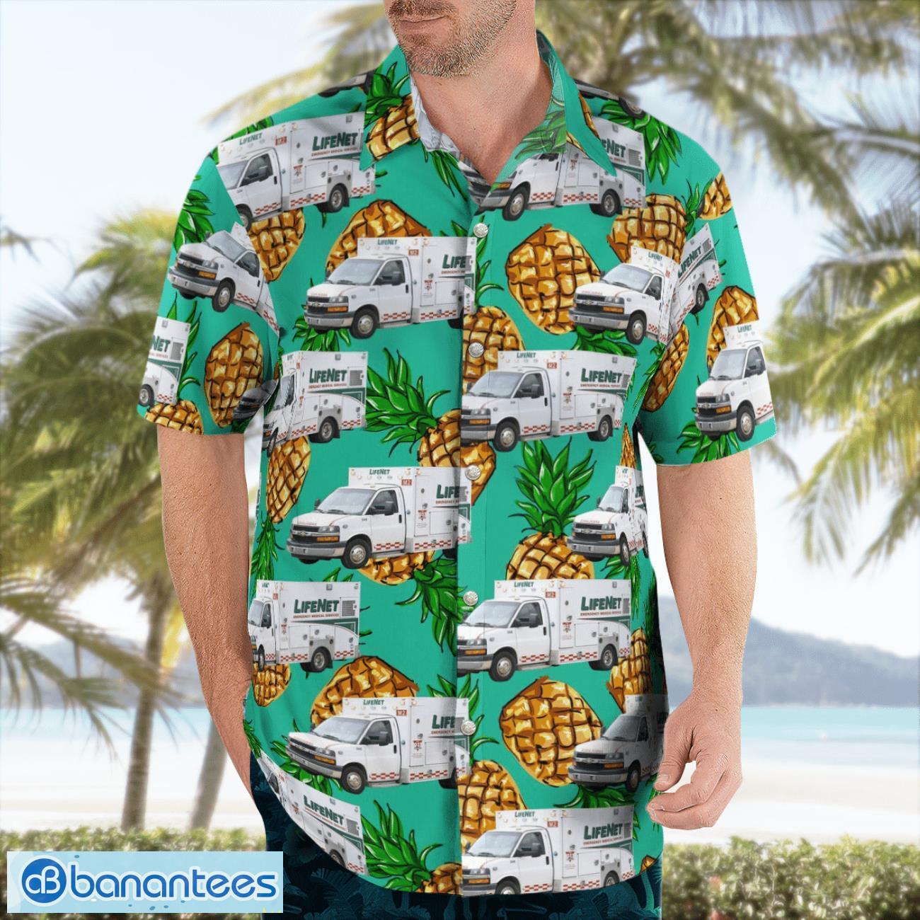 LifeNet Emergency Medical Services Hawaiian Shirt Beach Summer Shirt LifeNet Emergency Medical Services Hawaiian Shirt Beach Summer Shirt Product Photo 3