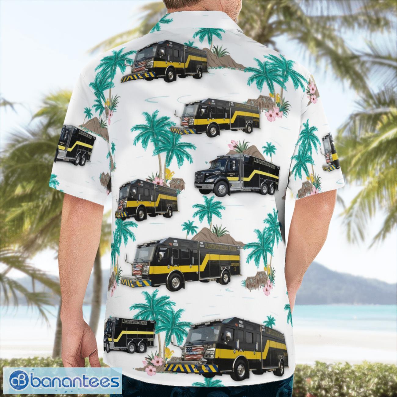 Lindstrom Fire Department Beach Hawaiian Shirt Gift For Summer Holiday Lindstrom Fire Department Beach Hawaiian Shirt Gift For Summer Holiday Product Photo 2