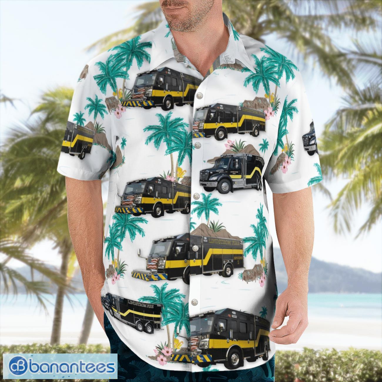 Lindstrom Fire Department Beach Hawaiian Shirt Gift For Summer Holiday Lindstrom Fire Department Beach Hawaiian Shirt Gift For Summer Holiday Product Photo 4
