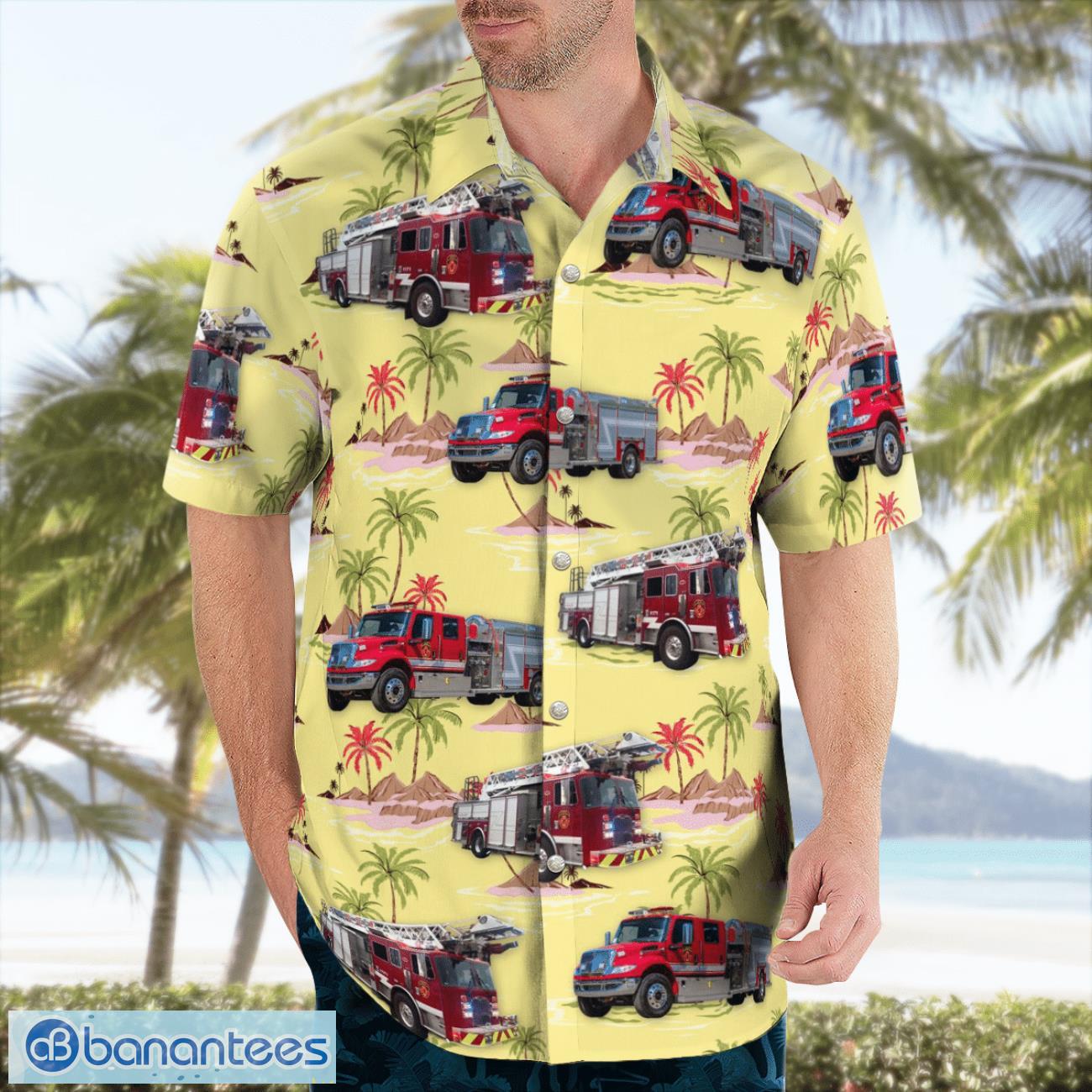 Linn Fire Protection District Beach Hawaiian Shirt Gift For Summer Holiday Linn Fire Protection District Beach Hawaiian Shirt Gift For Summer Holiday Product Photo 3