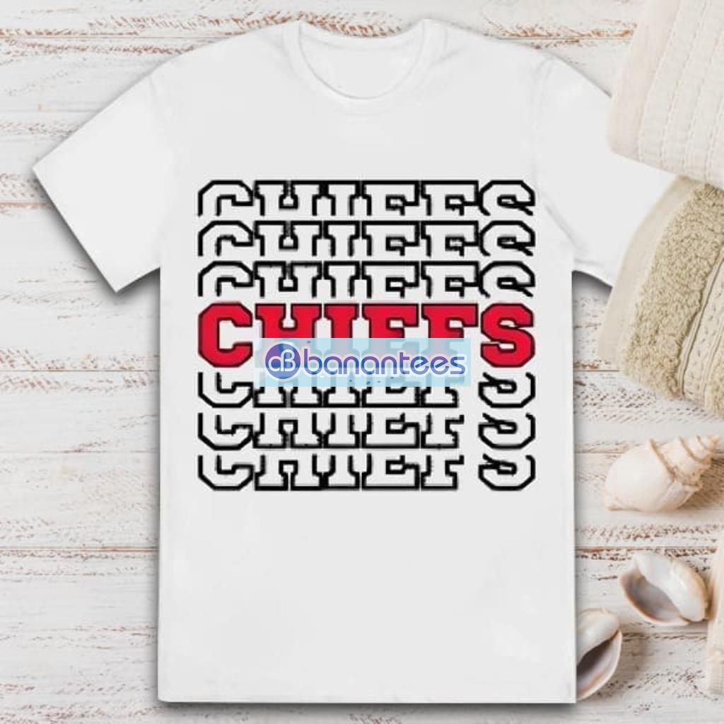 logo kansas city chiefs t shirt for football fans image Logo Kansas City Chiefs T Shirt For Football Fans Product Photo 1