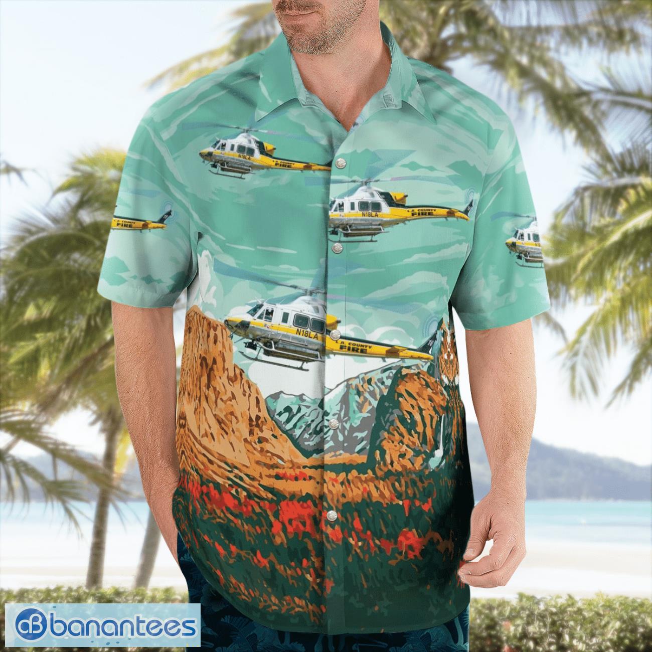 Los Angeles County Fire Department Bell 412 Beach Hawaiian Shirt Summer Gift Los Angeles County Fire Department Bell 412 Beach Hawaiian Shirt Summer Gift Product Photo 4