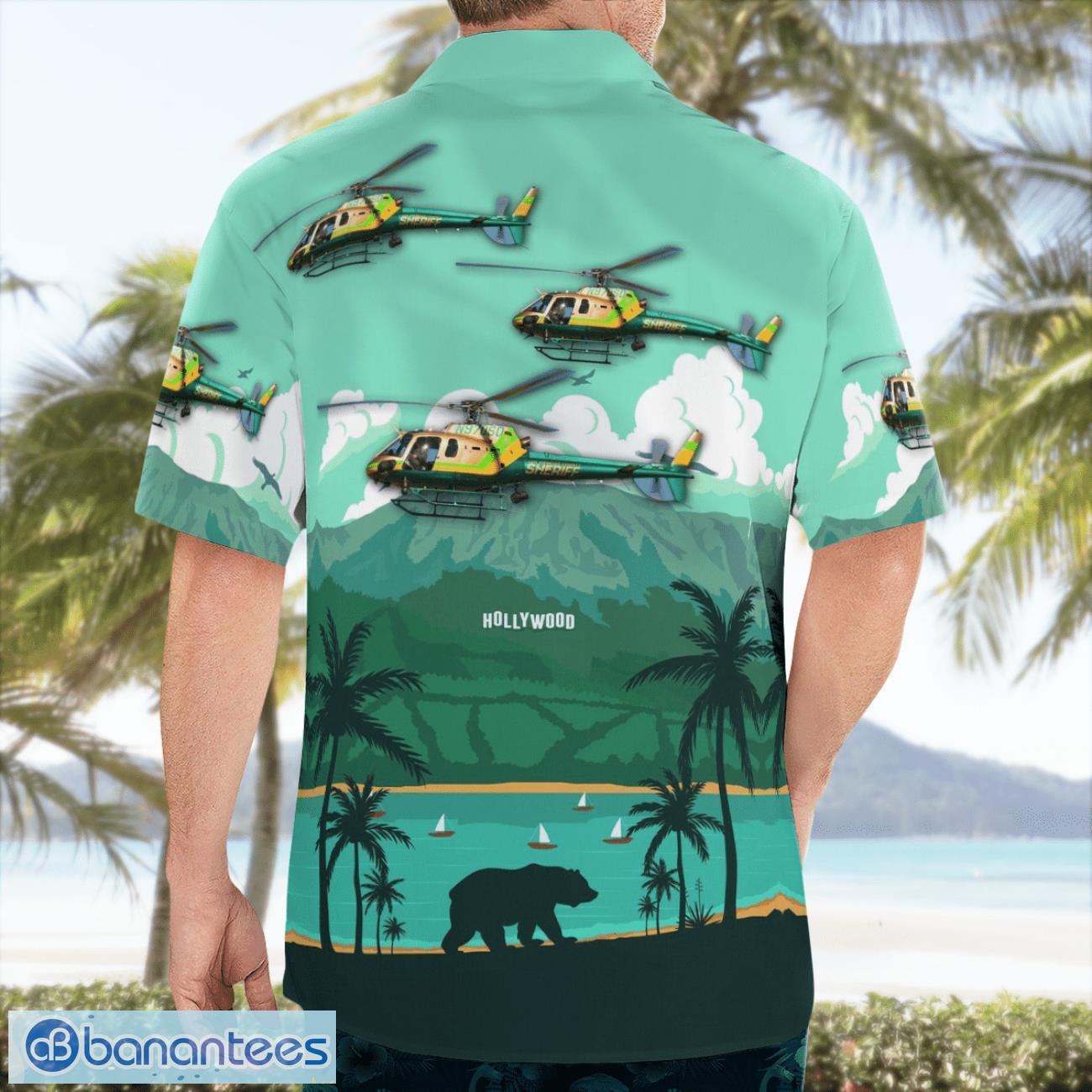 Los Angeles County Sheriff Helicopter Beach Hawaiian Shirt Summer Gift Los Angeles County Sheriff Helicopter Beach Hawaiian Shirt Summer Gift Product Photo 4