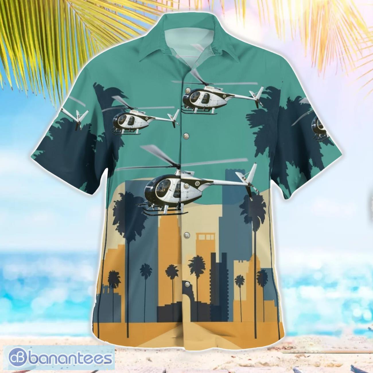 Los Angeles County Sheriff Hughes 500C (369HS) 3D Hawaiian Shirt Los Angeles County Sheriff Hughes 500C (369HS) 3D Hawaiian Shirt Product Photo 3
