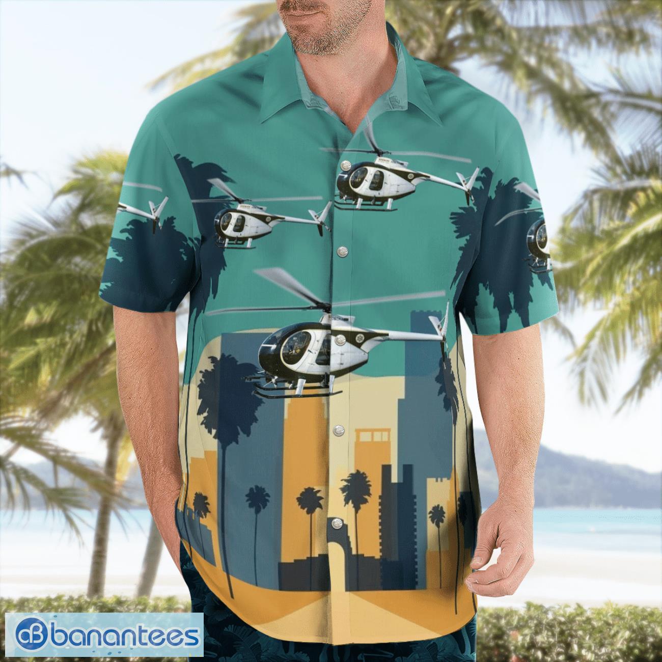 Los Angeles County Sheriff Hughes 500C (369HS) 3D Hawaiian Shirt Los Angeles County Sheriff Hughes 500C (369HS) 3D Hawaiian Shirt Product Photo 4