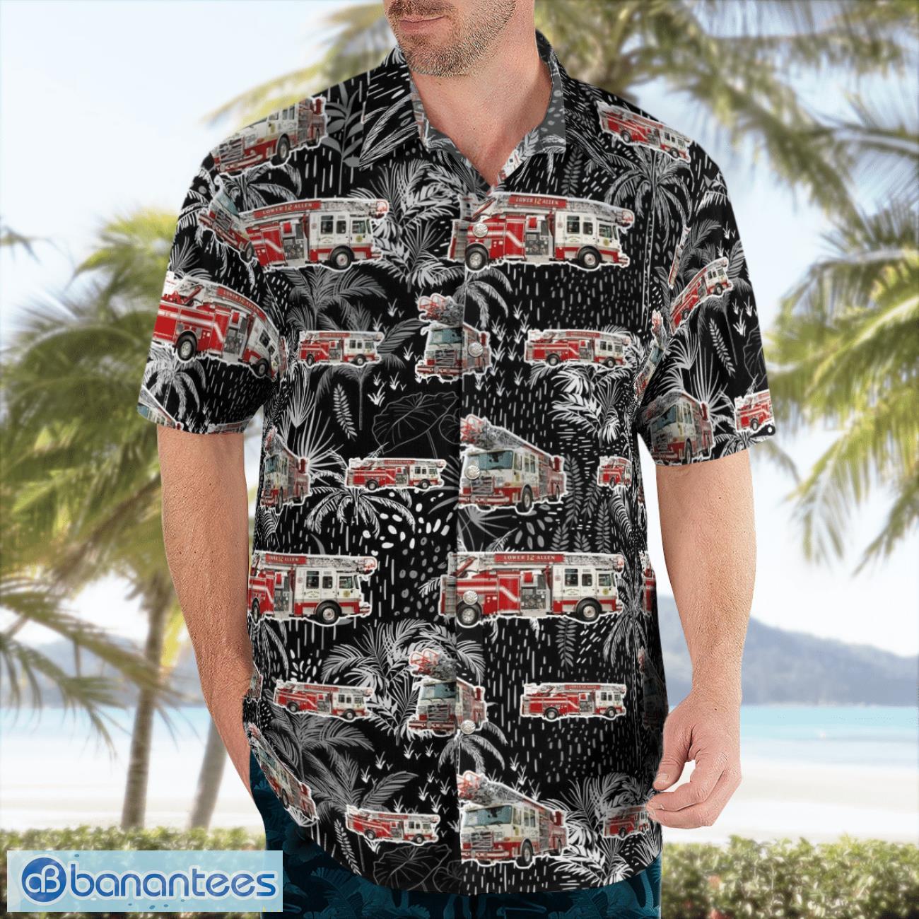 Lower Allen Township Fire Department Hawaiian Shirt Beach Summer Shirt Lower Allen Township Fire Department Hawaiian Shirt Beach Summer Shirt Product Photo 4