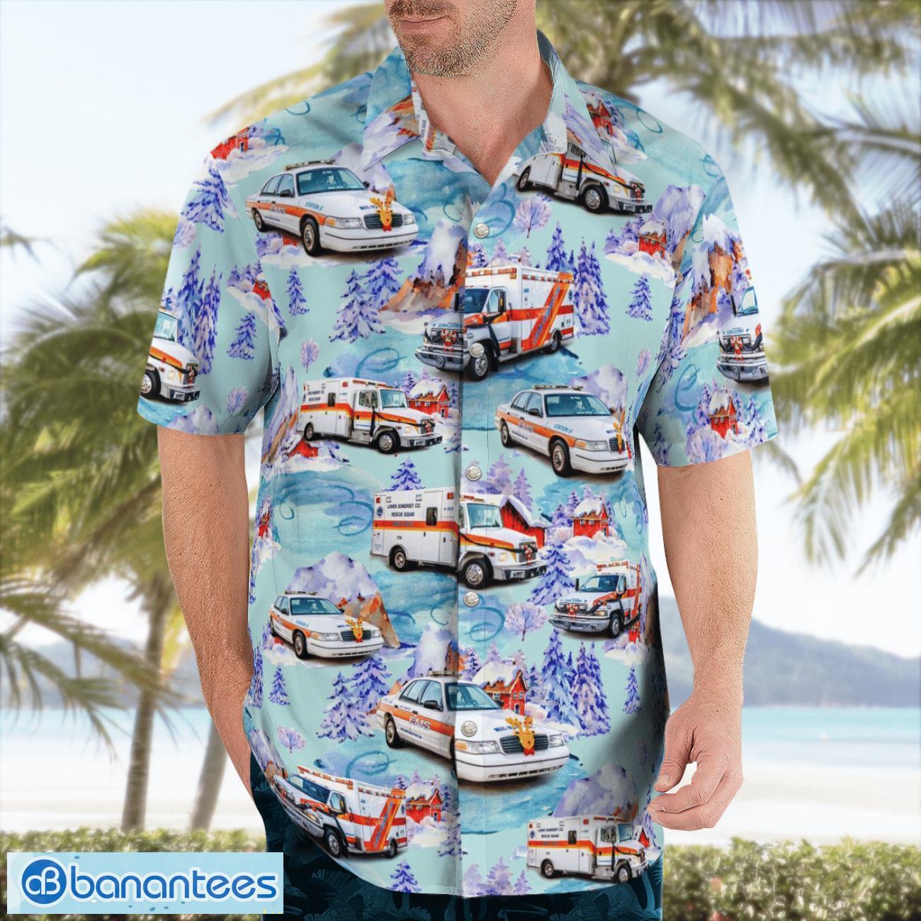 Lower Somerset EMS Beach Hawaiian Shirt Gift For Summer Holiday Lower Somerset EMS Beach Hawaiian Shirt Gift For Summer Holiday Product Photo 4