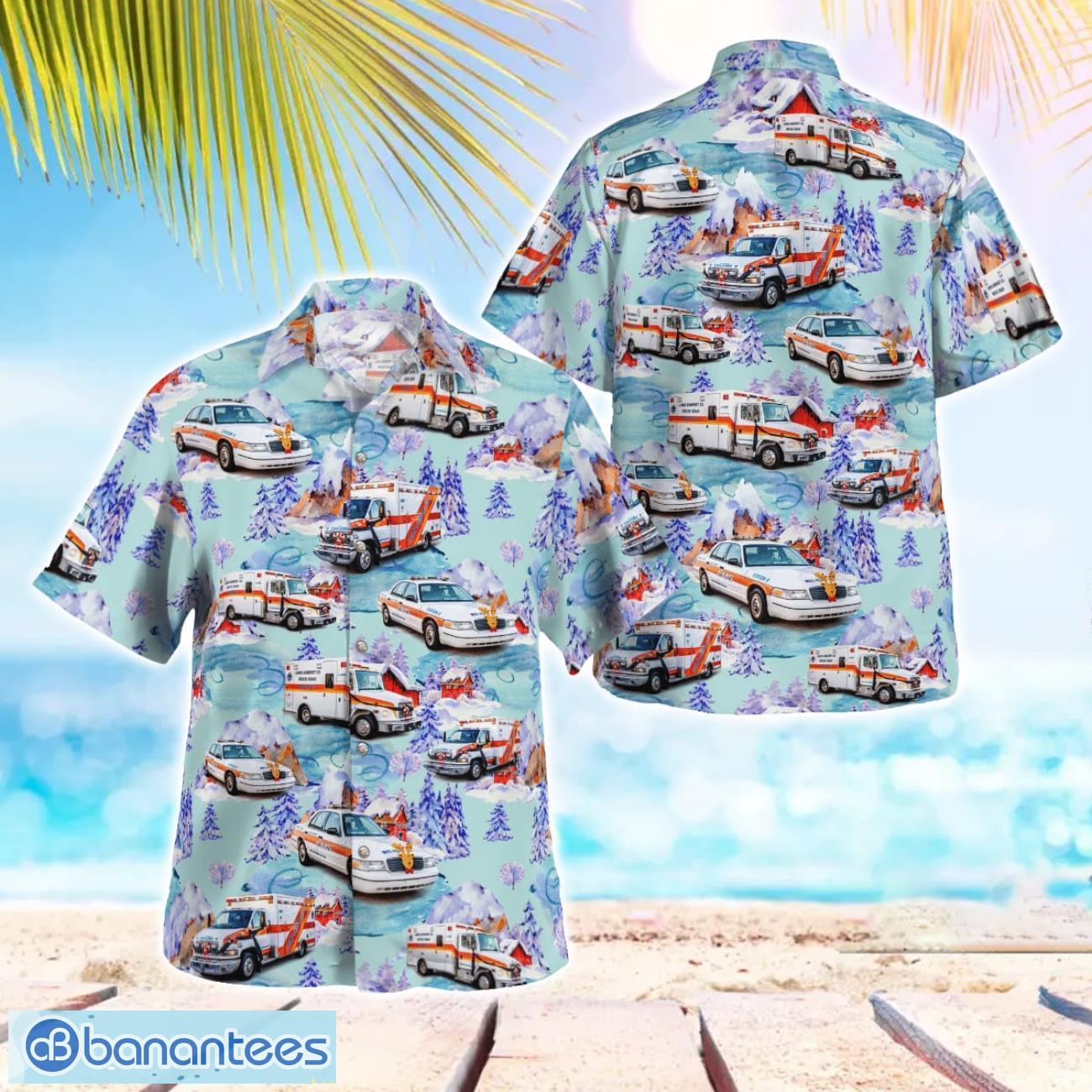 lower somerset ems beach hawaiian shirt gift for summer holiday image Lower Somerset EMS Beach Hawaiian Shirt Gift For Summer Holiday Product Photo 1