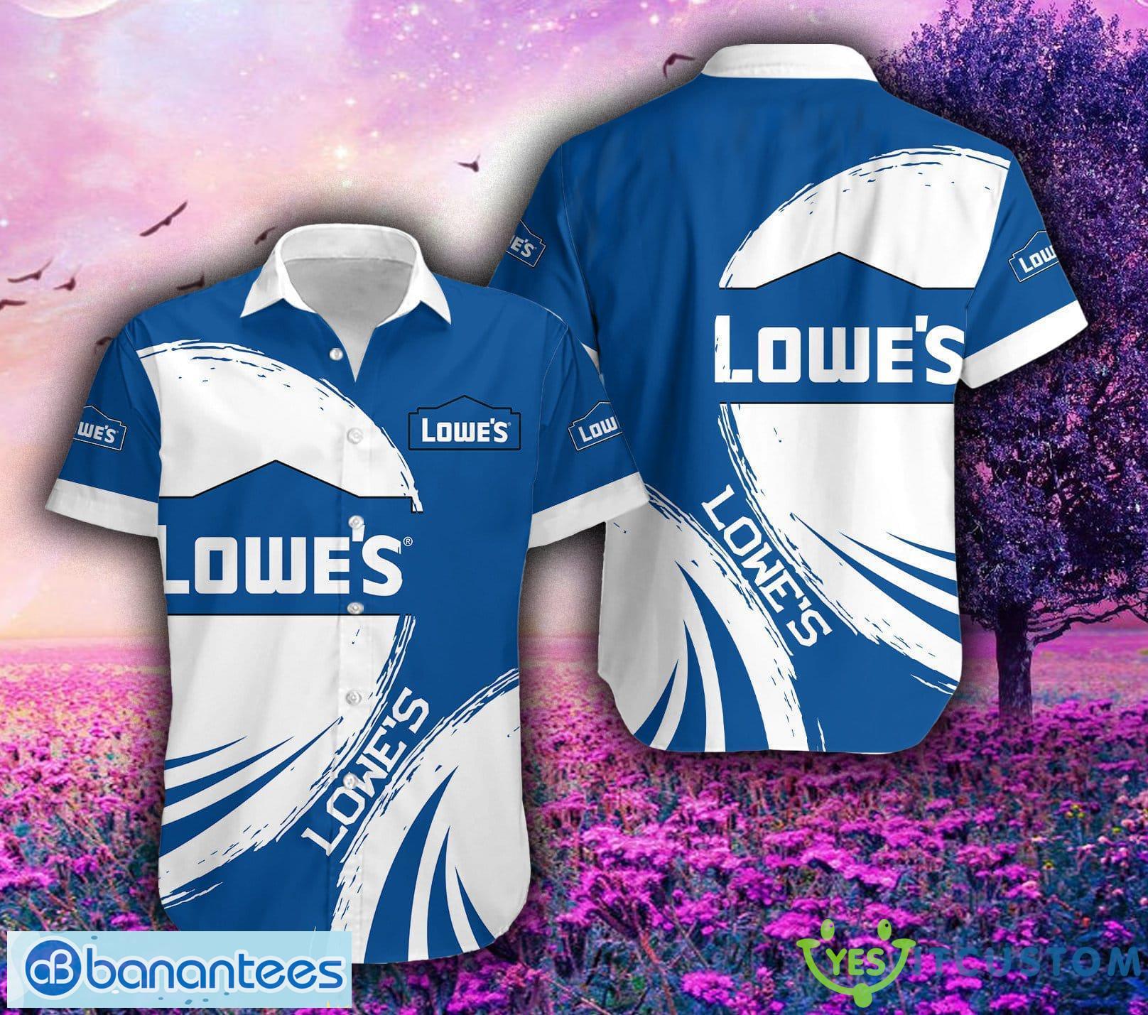 lowes logo high quality 3d hawaiian shirt for summer holidays image Lowe's Logo High Quality 3D Hawaiian Shirt For Summer Holidays Product Photo