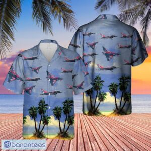 Royal Air Force Union Flag Typhoon Aircraft Hawaiian Shirt Beach Summer Shirt Tropical Style Product Photo 1